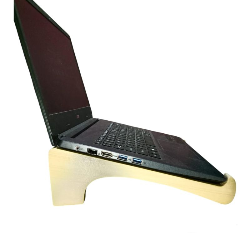 Meja laptop/kayu dudukan laptop/standing pengatur laptop