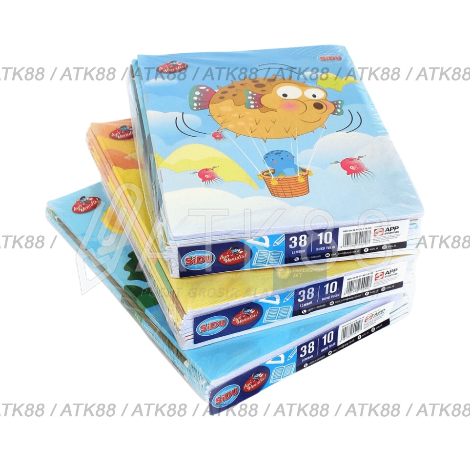 

Buy Now Buku Tulis SIDU Sinar Dunia 38 Lembar Pak isi 1 Buku