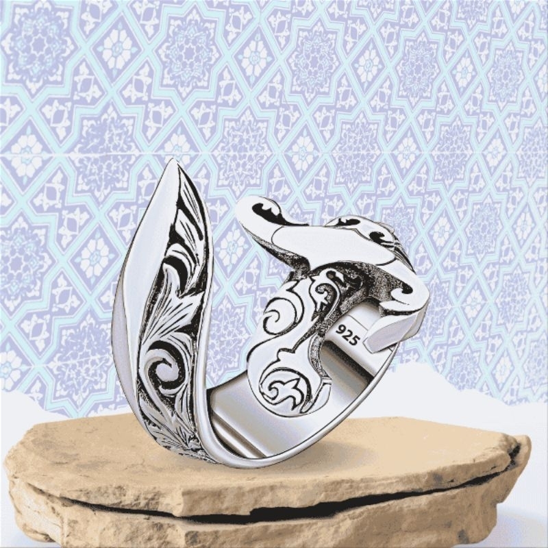 Cincin Perak Osmanli / Cincin Pedang Ottoman Utsmani Turki Silver 925