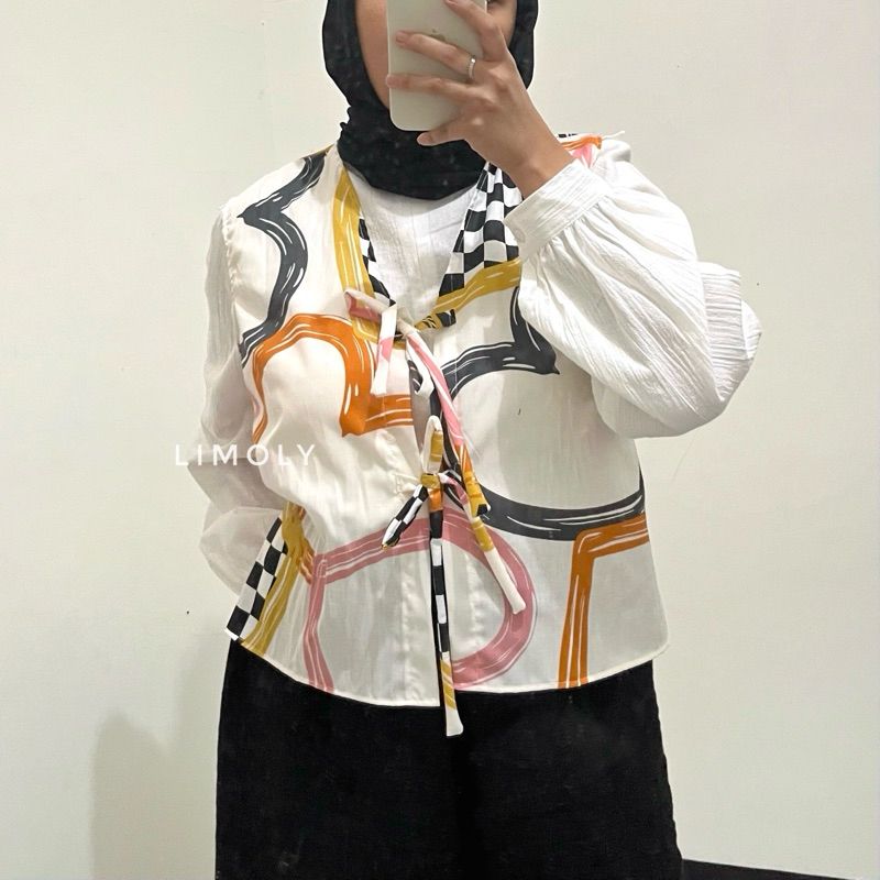 Elois Vest Batik / Vest wanita / Vest Batik Wanita