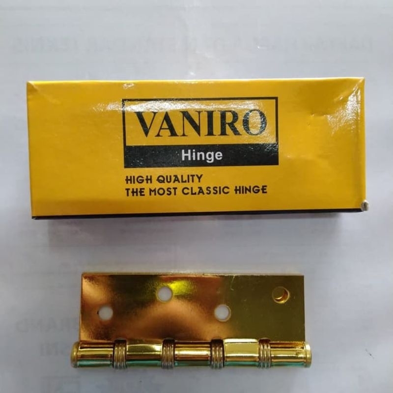 Engsel Besi Tebal 4 inch ARNETTA/ VANIRO /TEXAS/Engsel Pintu Tebal 4"/Brass Hinges