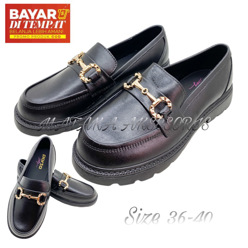 PORTO - SEPATU PORTO LADY LOF PANTOFEL WANITA / SEPATU SANDAL PORTO / SEPATU KERJA / FASHION WANITA 