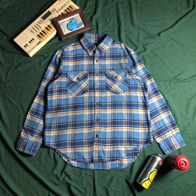 Kemeja Flanel Edwin Jeans Second Original