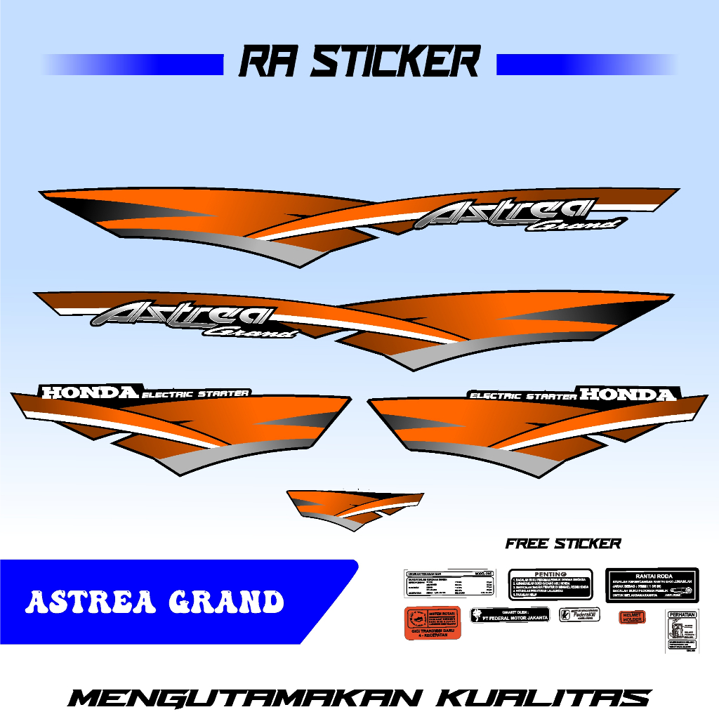 [COD] STRIPING ASTREA GRAND, STRIPING DREAM, ASTREA GRAND, STRIPING ASTREA TERBARU, STRIPING ASTREA 