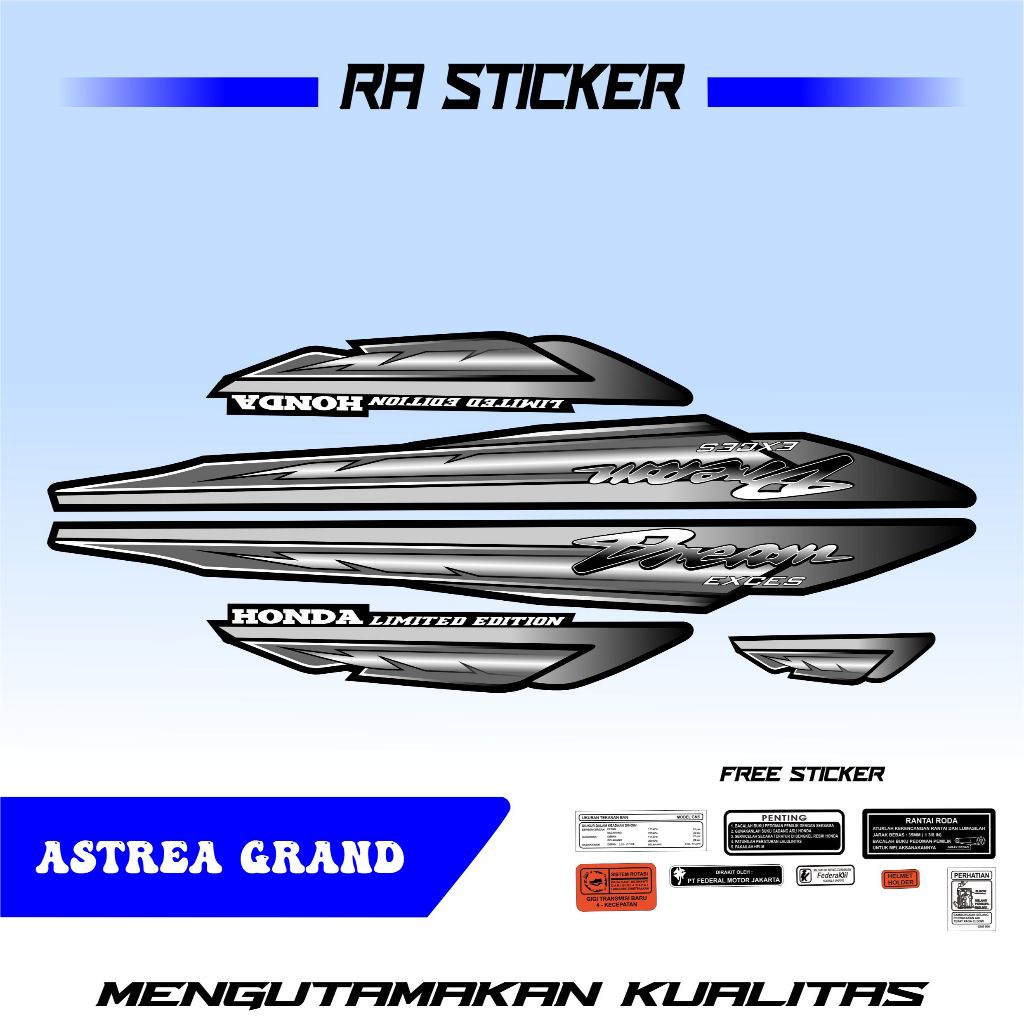 [COD] STRIPING ASTREA GRAND, STRIPING DREAM, ASTREA GRAND, STRIPING ASTREA TERBARU, STRIPING ASTREA 