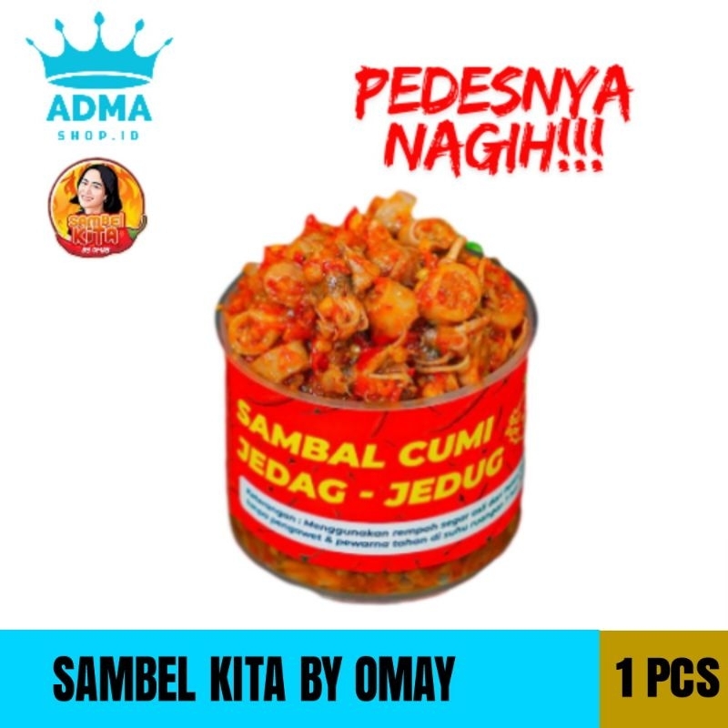 

SAMBEL CUMI JUDAG JEDUG By Omay Extra Pedas 100gr - Cocok Untuk Lauk Saat Makan 100% Halal