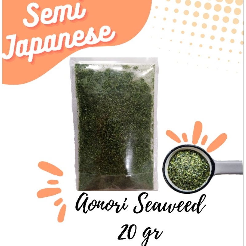 

Aonori dread seaweed 20 gr | Bubuk Nori 20 gr Taburan Takoyaki