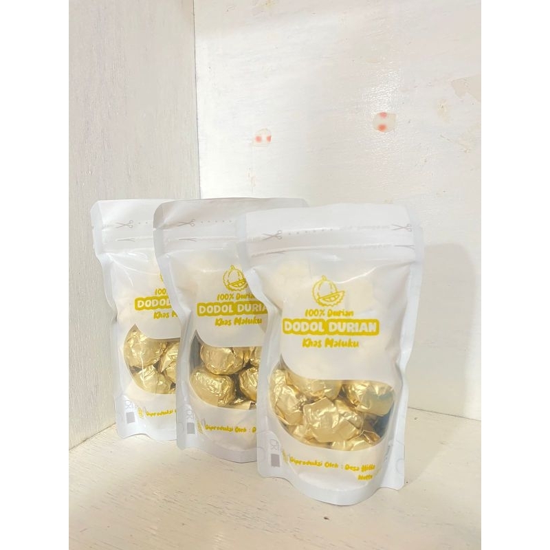 

Dodol Durian Desa Hila Khas Maluku pada Standing Pouch