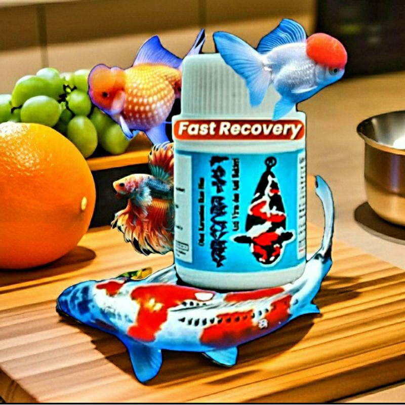 OBAT IKAN KOKI/CUPANG/KOI/CANNA/TAMASABA/ FAST RECOVERY 50ML ANTI VIRUS & BAKTERI DROPSY