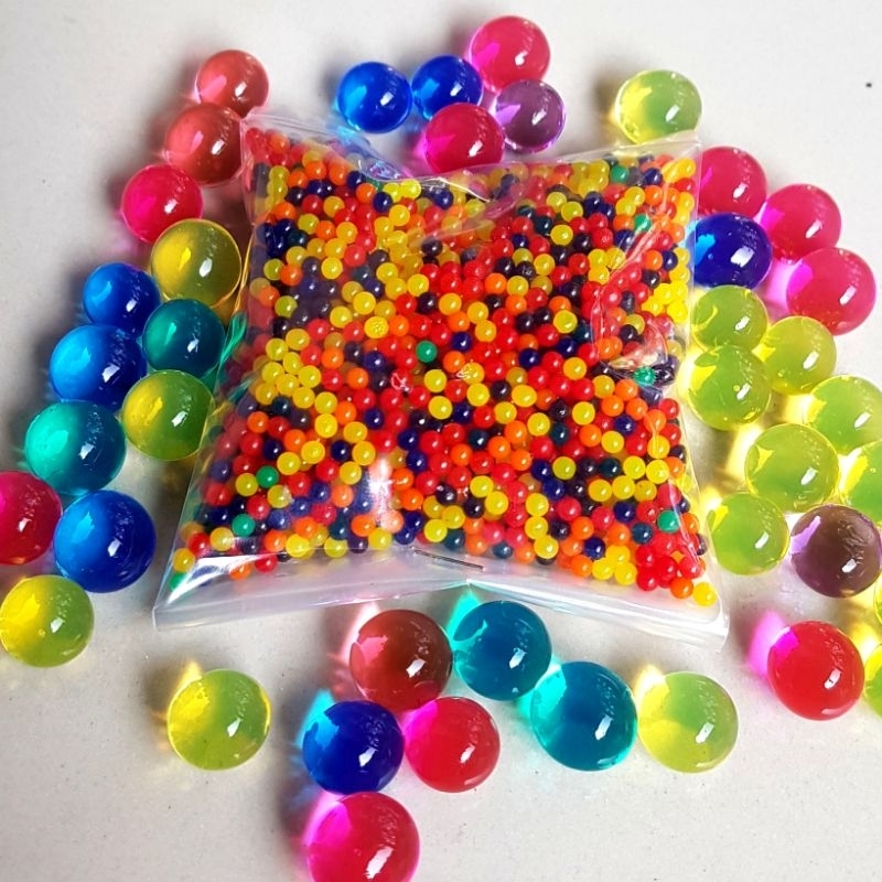 Mainan Water Beads,Mainan Sensory,Hydrogel Warna Warni