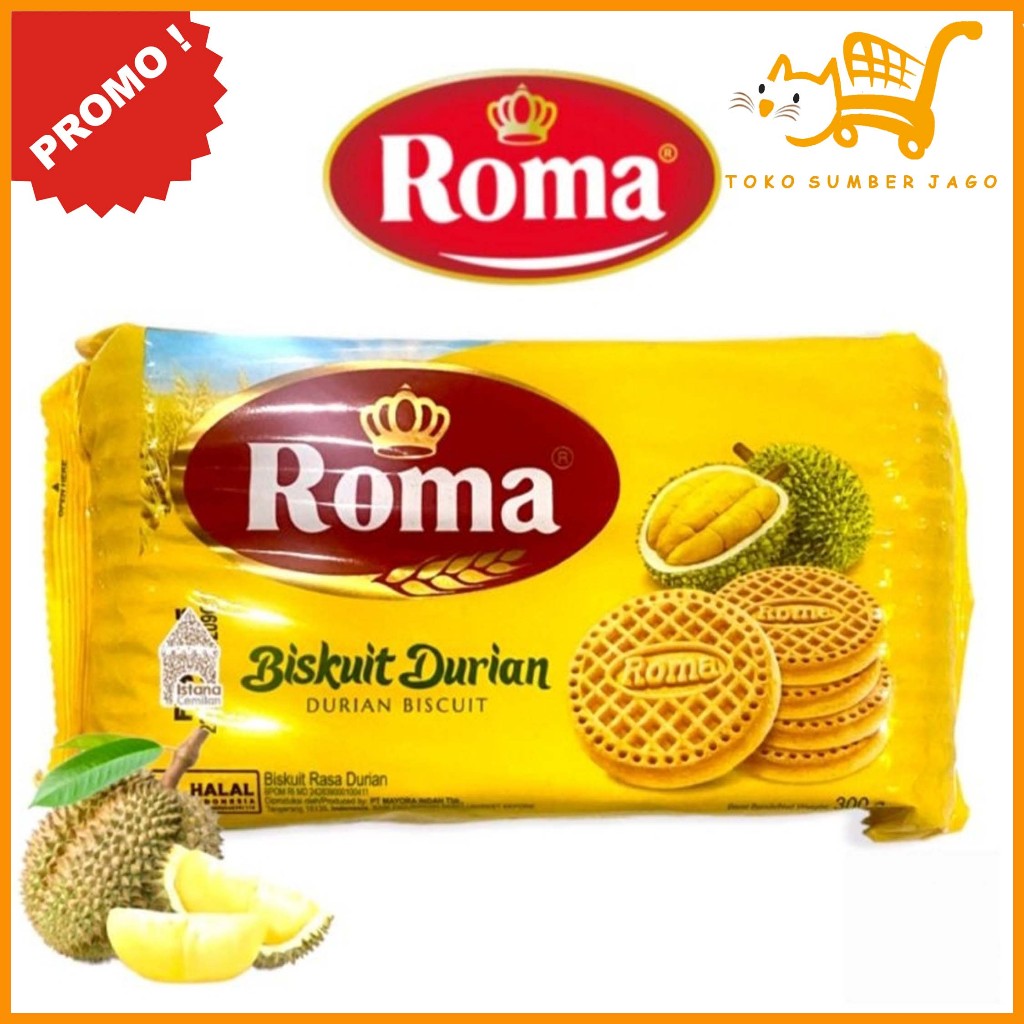 

Roma Biskuit Durian 300gr