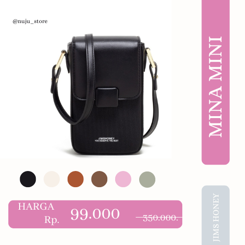 TAS HP TAS SLEMPANG MINA MINI BAG JIMS HONEY