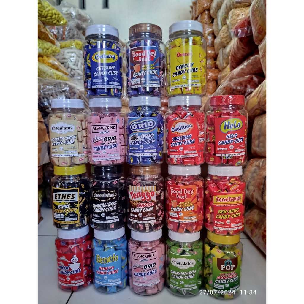 

BEST SELLER CANDYCUBE toples isi 60pcs