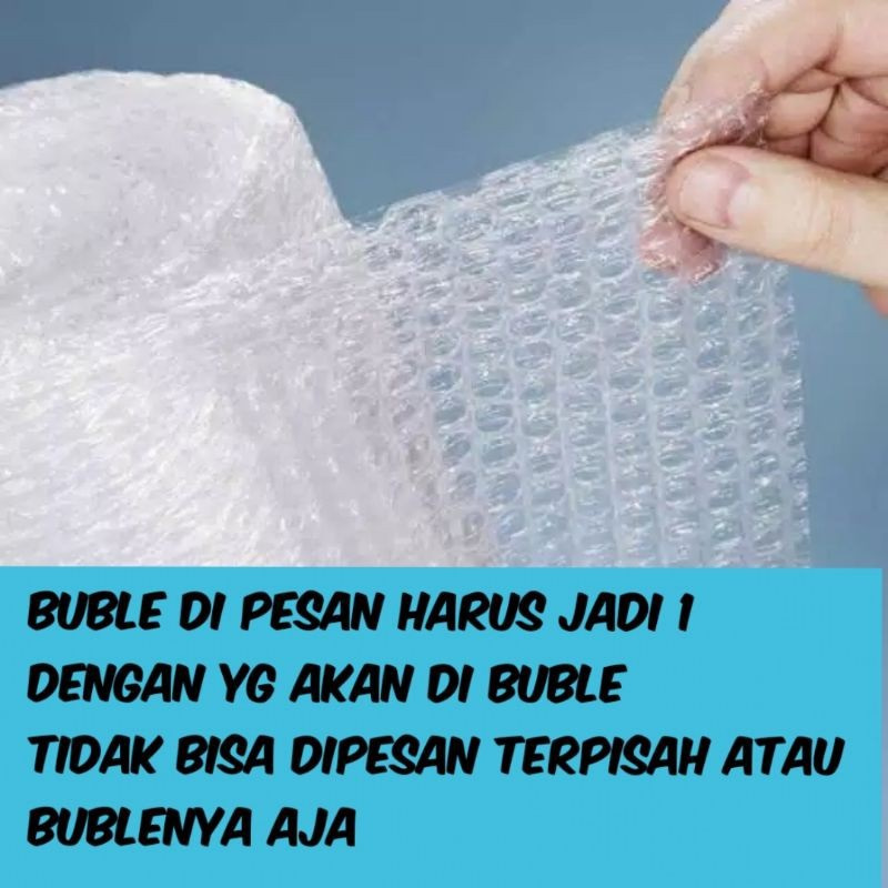 

Plastik Bubble Wrap untuk tambahan packing supaya Aman / khusus untuk yang beli barang saja