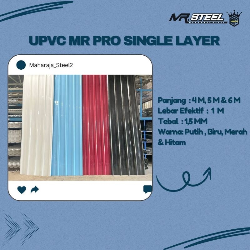 MR Pro UPVC Single Layer