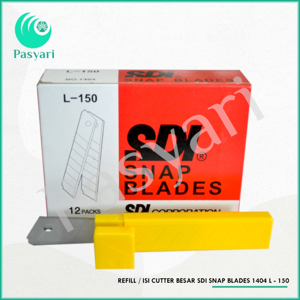 

[ BESAR ] Refill / Isi Cutter Besar SDI Snap Blades 1404 L - 150