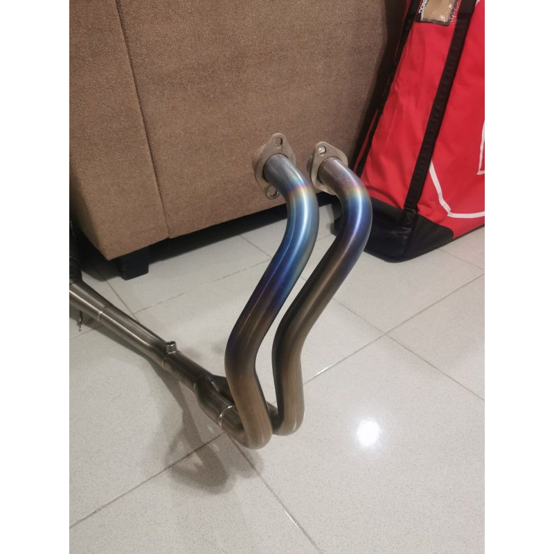 Knalpot R9 GP Titanium Series MT25/R25 Fullsystem