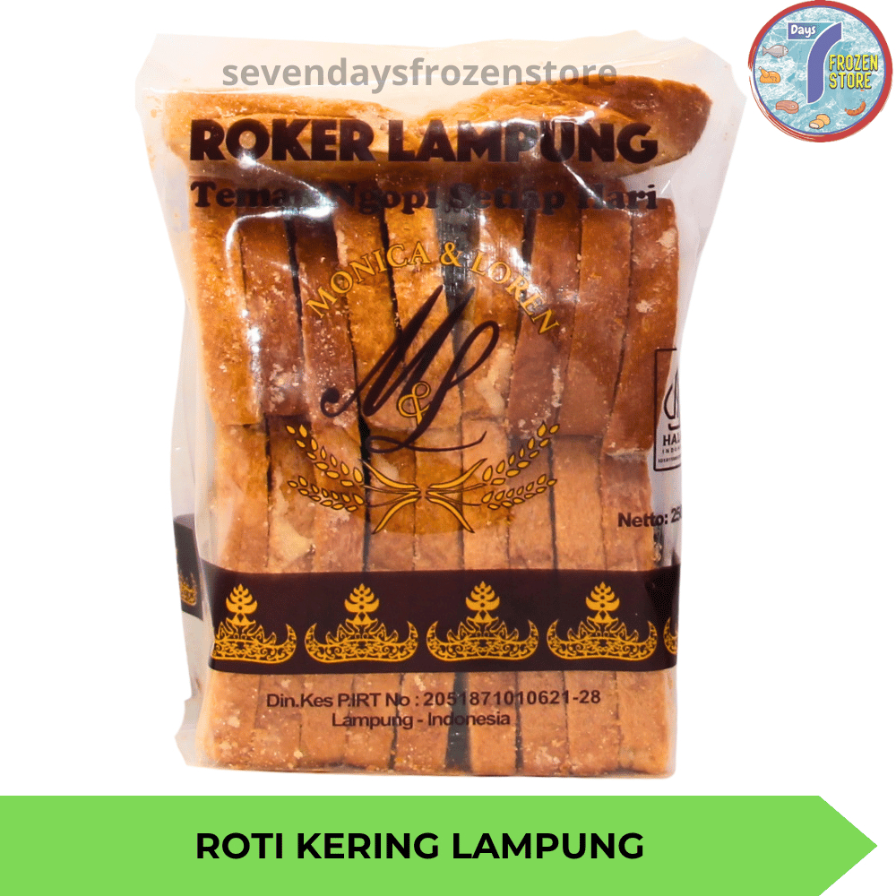 

Roker Roti Kering Monica & Loren Lampung 250 gr