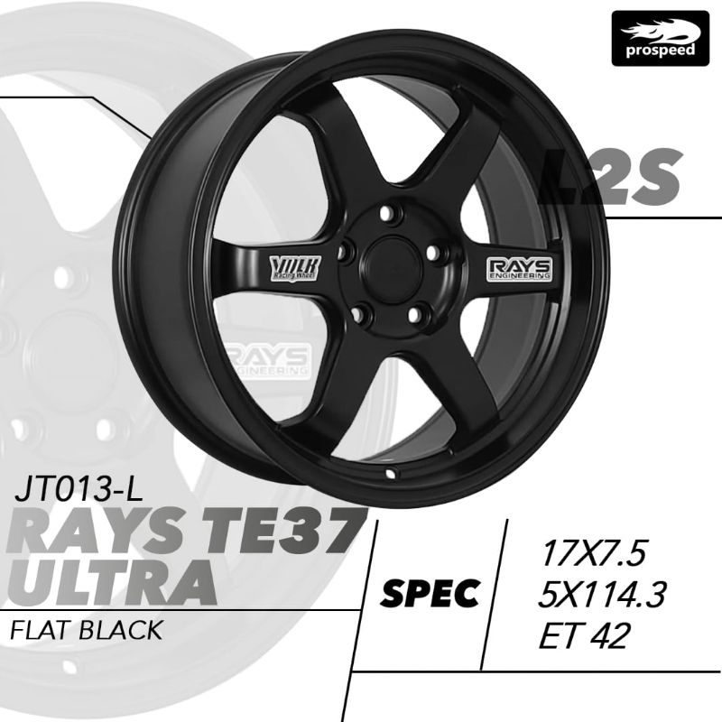 VELG RACING RAYS TE37 ULTRA RING 17 x 7.5 PCD 5 x 114.3 ET 42