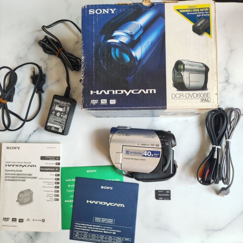 Handycam Sony DCR DVD608E