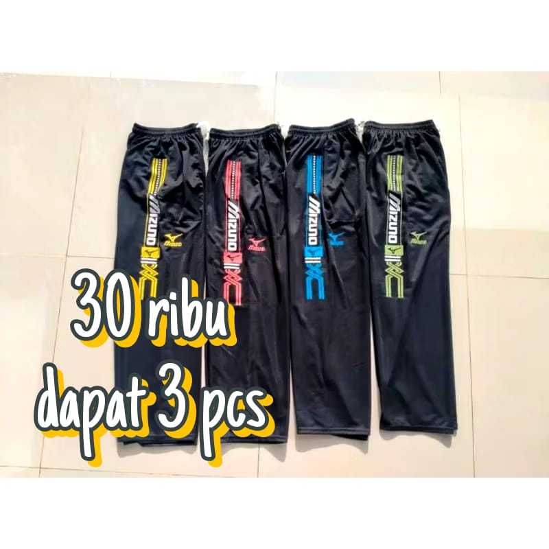 PROMO)CELANA PANJANG MIZUNO, CELANA trening panjang, Joger Mizuno , Trening UNISEX, celana sport ola