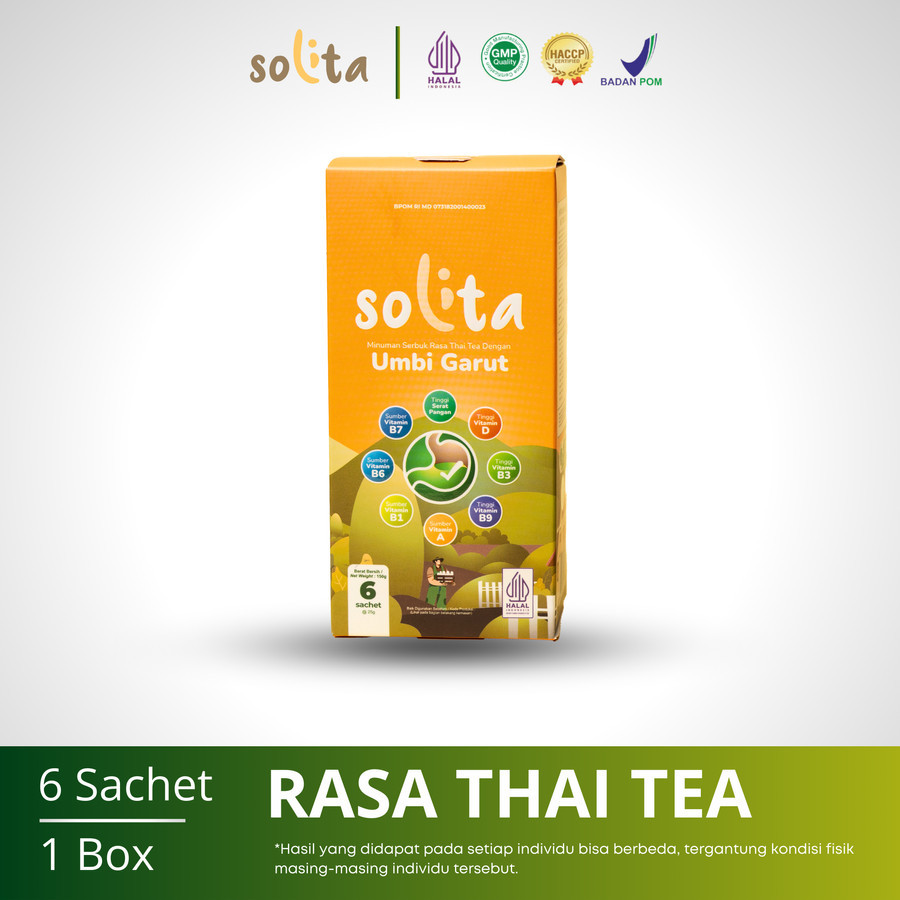 

SOLITA MINUMAN SERBUK UMBI GARUT | ISI 6 SACHET