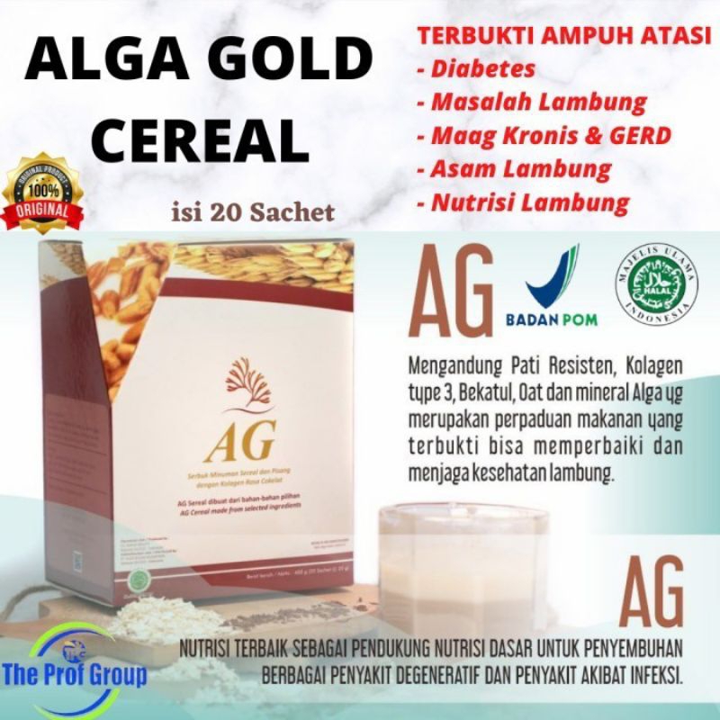 

AG Alga Gold Alga Kolagen Alga series konsep karnus Alga sereal Alga Cereal