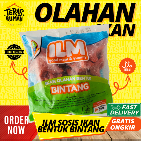 

ILM - IKAN OLAHAN/SOSIS BENTUK BINTANG 500gr