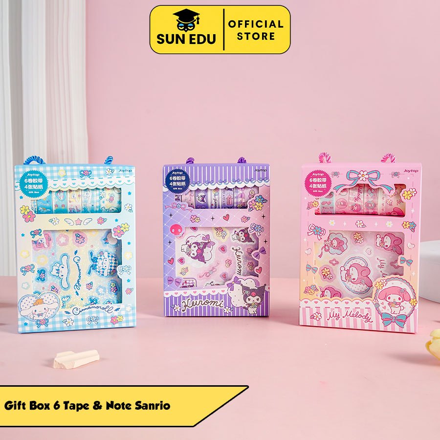 

10PCS Sticker Tape Gift Box Set Student Cute DIY Sanrio