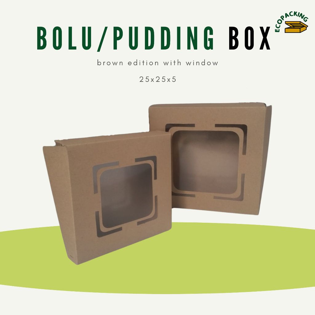 

Dus Kue / Box kue/ Pizza/ Pudding/ Roti Cookies 25x25x5 Laminasi