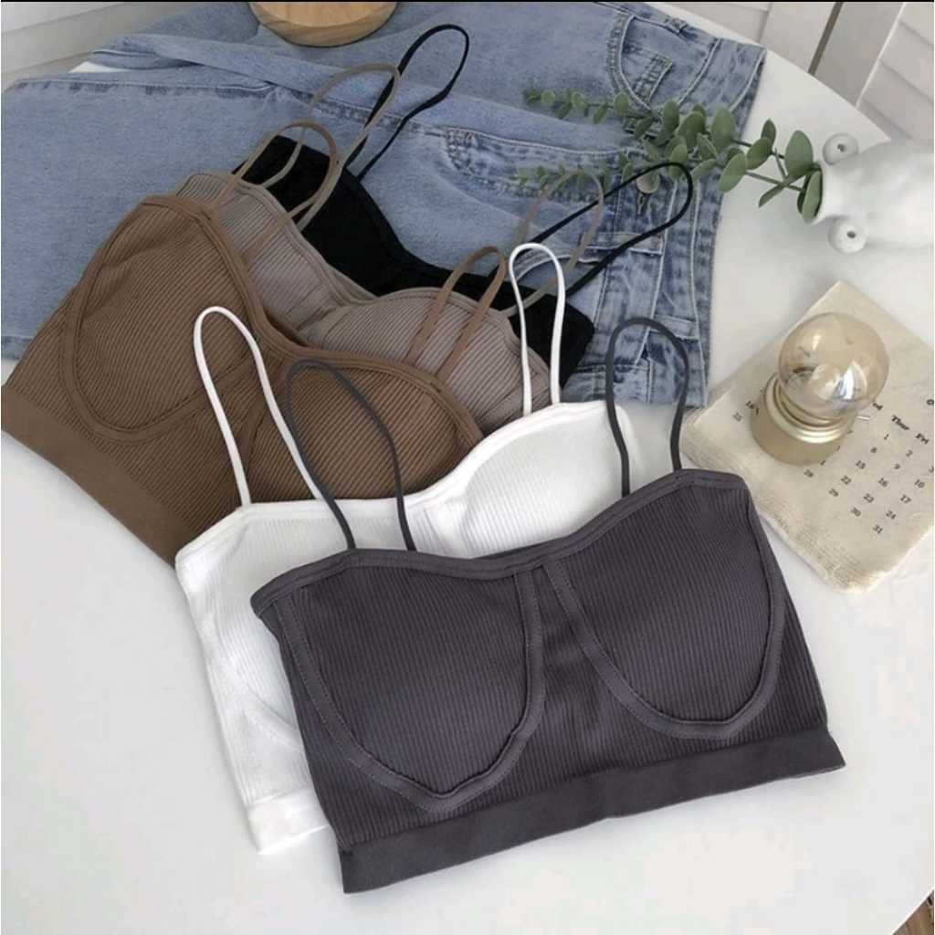 Tank Top Bra / CropTop Sexy Bra / Cup Bra Korean Style