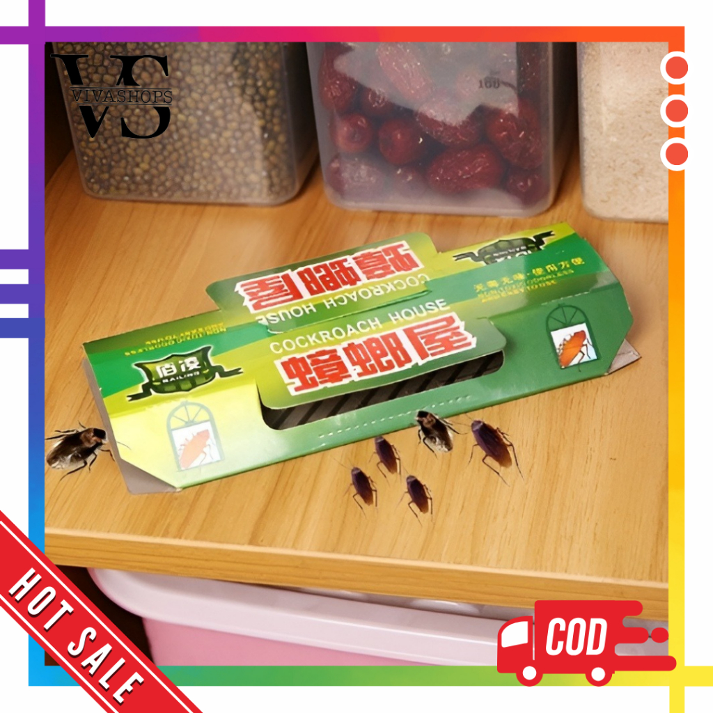 Lem Perangkap Kecoak & Cicak / Lem Kecoak Cicak Obat Basmi Pembasmi / Racun Kecoak Cicak