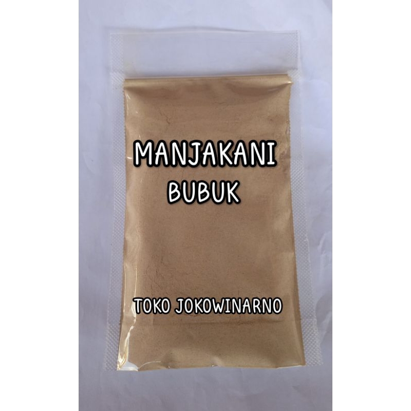 

MANJAKANI BUBUK 100% ORIGINAL - kemasan isi [ 100Gram][ 50 gram][ 25 Gram ]