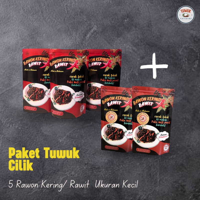 

Paket Tuwuk Cilik - 5 Ukuran Kecil