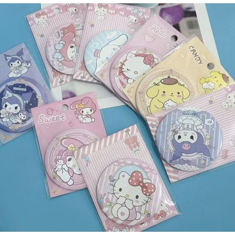 CERMIN BULAT/CERMIN BULAT PORTABLE/CERMIN BULAT MOTIF KUROMI LOTSO/CERMIN BULAT TRAVELING