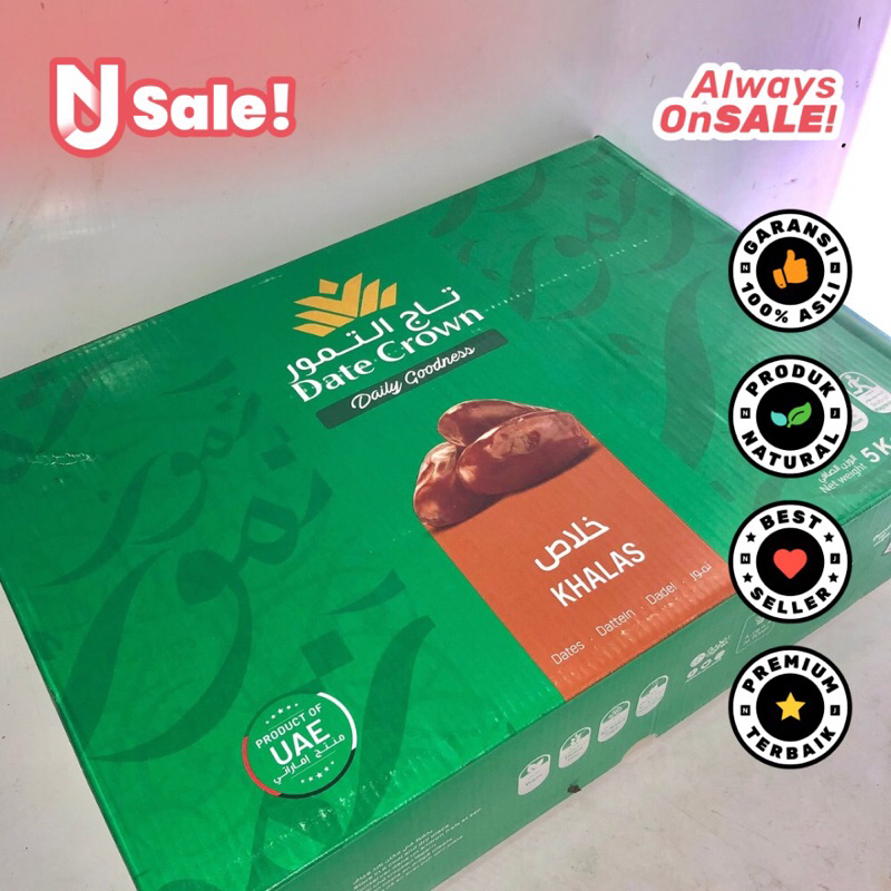 

Date Crown Kurma Khalas Premium 5kg