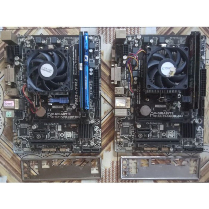 PAKETAN A8 7600 RAM 8GB/Maiboard AMD FM2 plus + processor APU A8 7600 + RAM 8GB + FAN