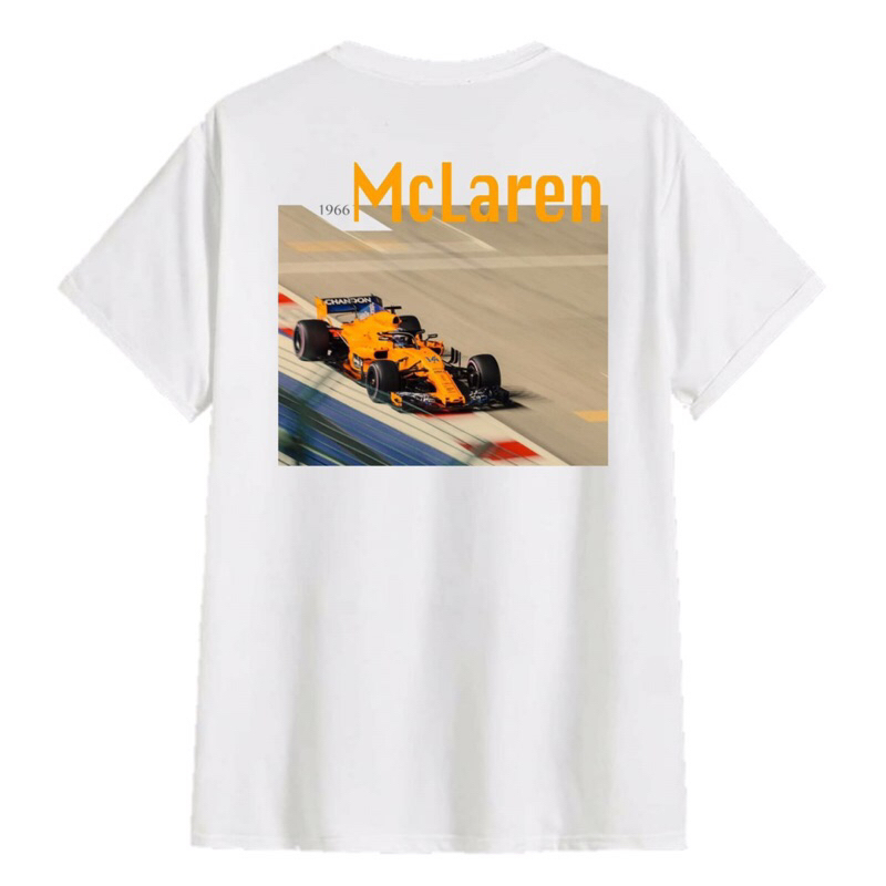 KAOS NASCAR McLAREN 1966 TSHIRT F1 WHITE