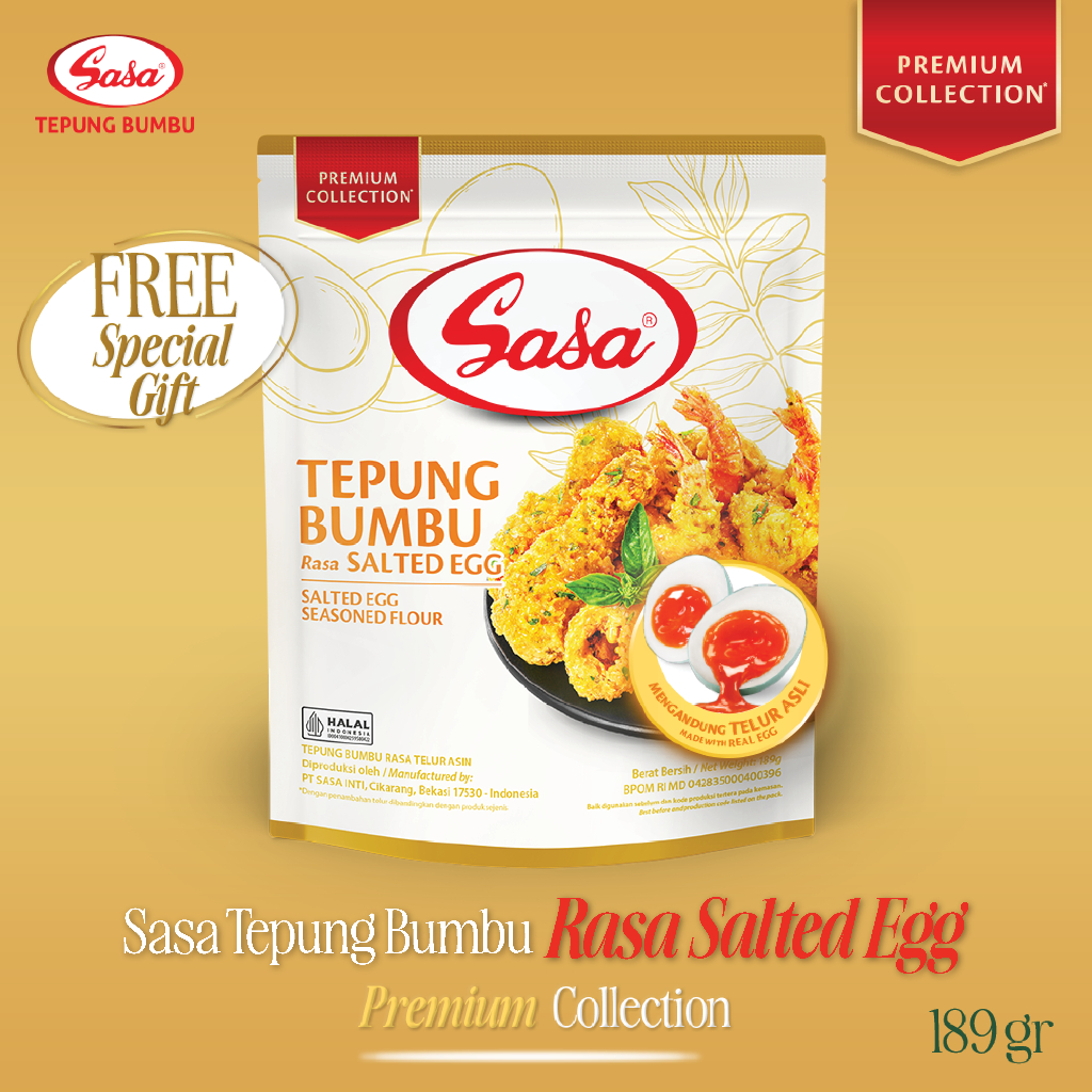 

Premium - SASA Tepung Bumbu Rasa Salted Egg - Special Gift