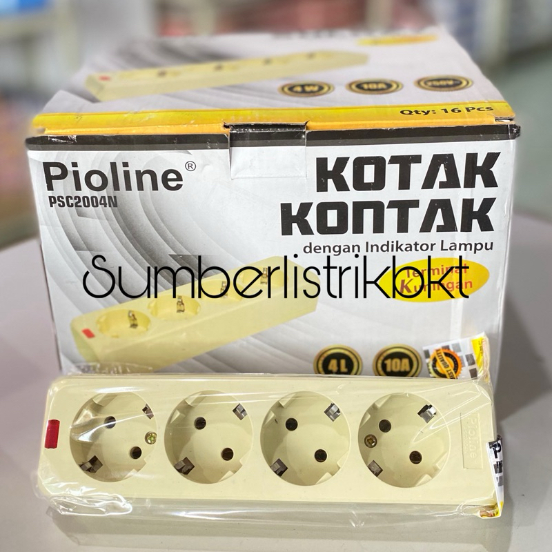 STOP KONTAK TERMINAL 4LUBANG PIOLINE