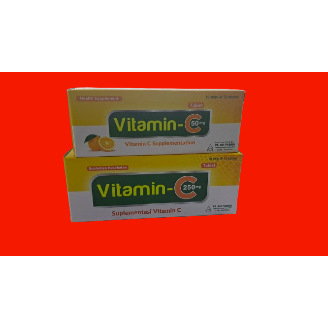 VITAMIN C 50MG, 250MG AFI
