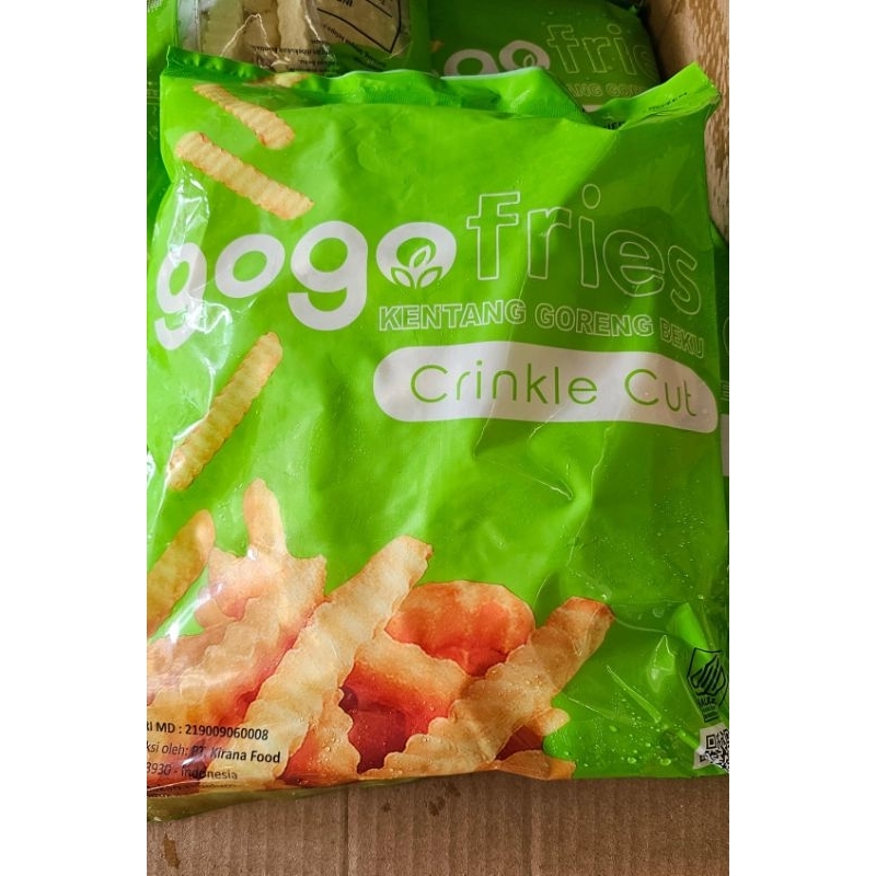 

Kentang gogo crinckle cut