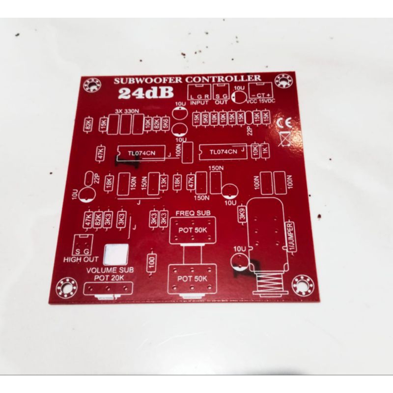 PCB control subwoofer 24DB