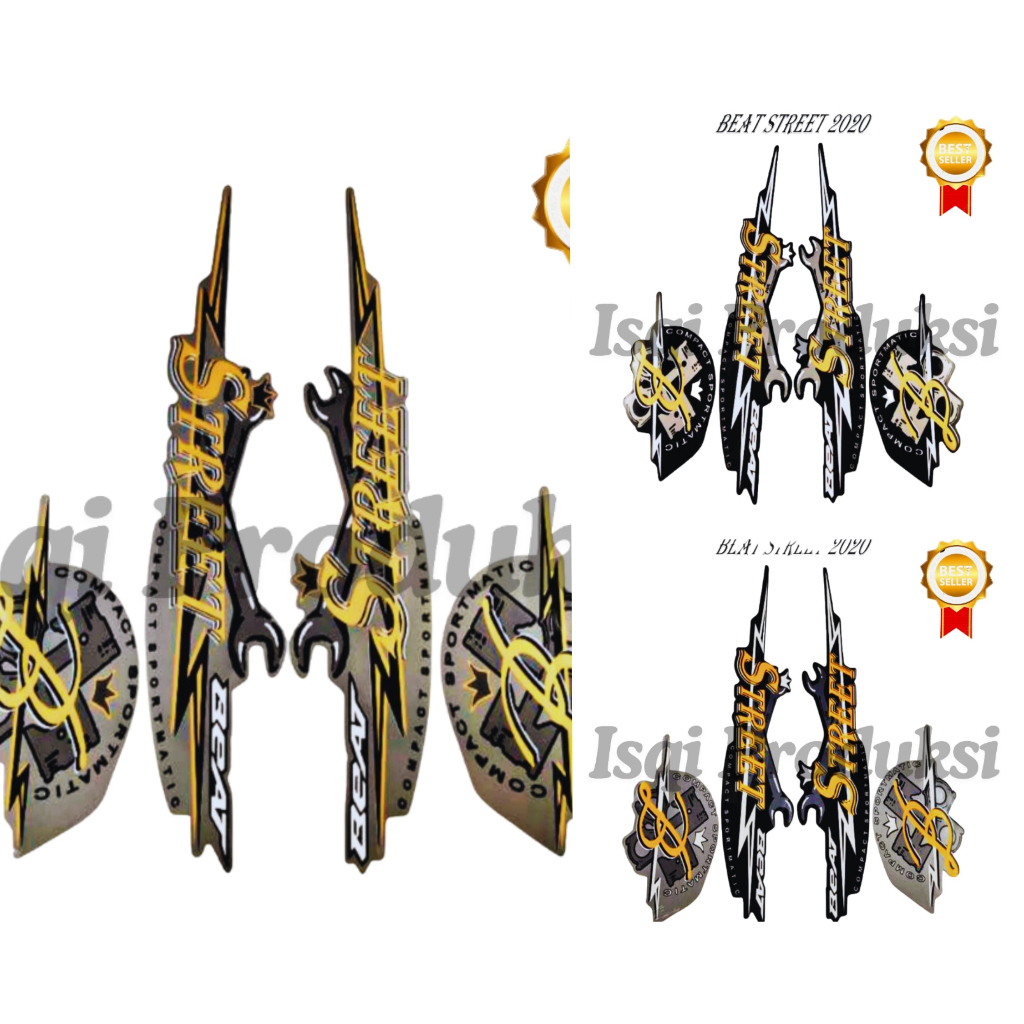 Striping Sticker Beat Street 2020 New List body motor Beat Street 2020