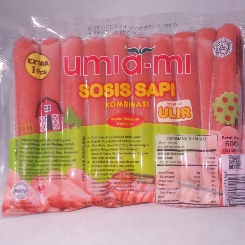 

KRIEGER || Umi ami sosis ulir 500g isi 20 + 1