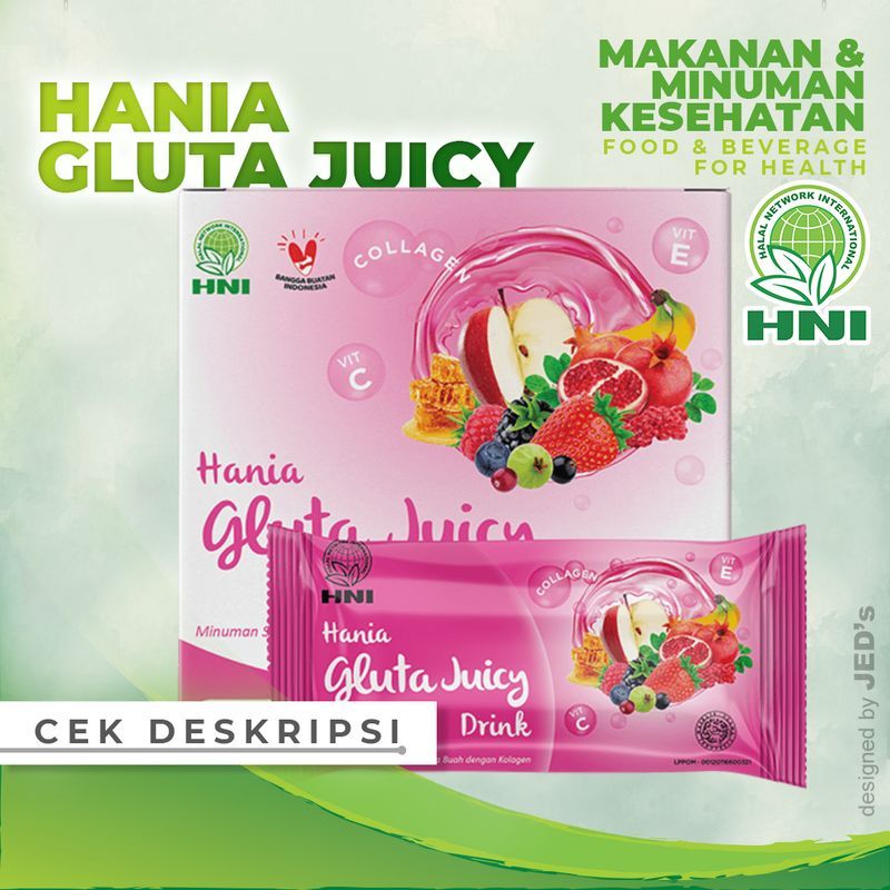 

HANIA GLUTA JUICY DRINK - Minuman Kolagen HNI / HPAI