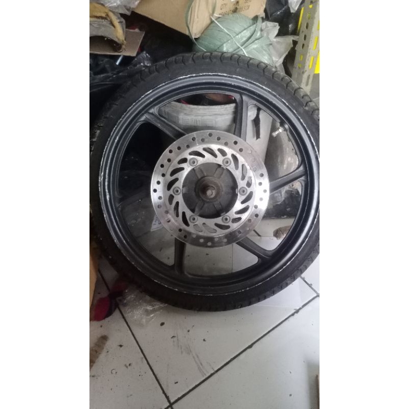 velg depan Verza Full set ban tinggal pake velg verza original