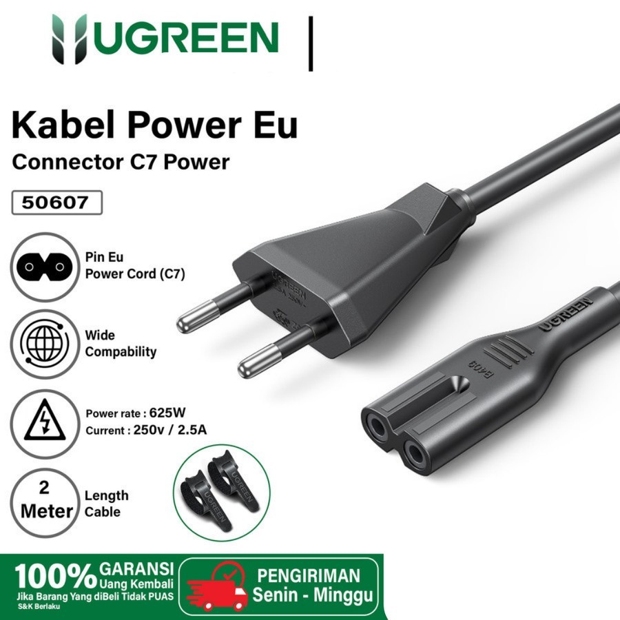 Kabel Power Printer CORD UGREEN CD248 / 50607