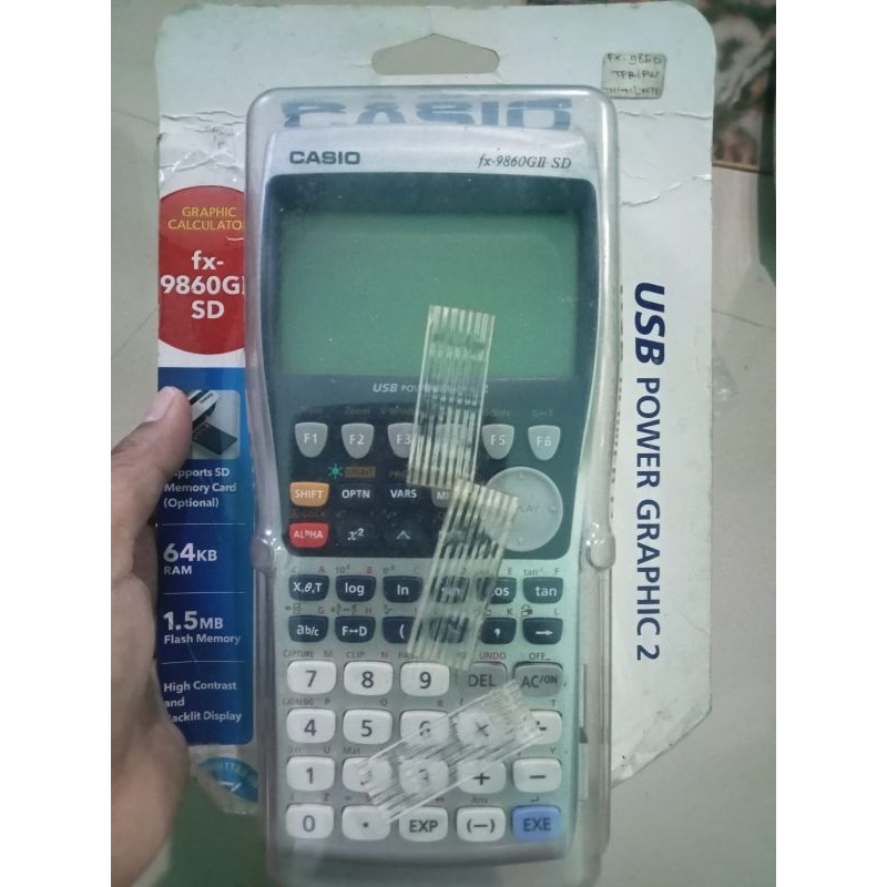 

kalkulator Casio fx9860gii sd seken mulus