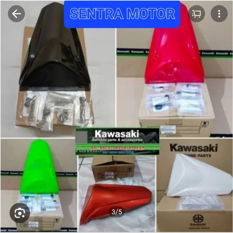 Single Seat Ninja 150 RR New atau Tutup Jok Belakang Ninja RR New Original KAWASAKI

